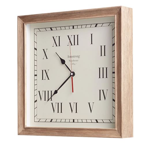 Newport Wood Clock Pottery Barn