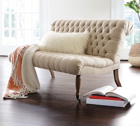 Carolyn Upholstered Loveseat Everyday Value Pottery Barn