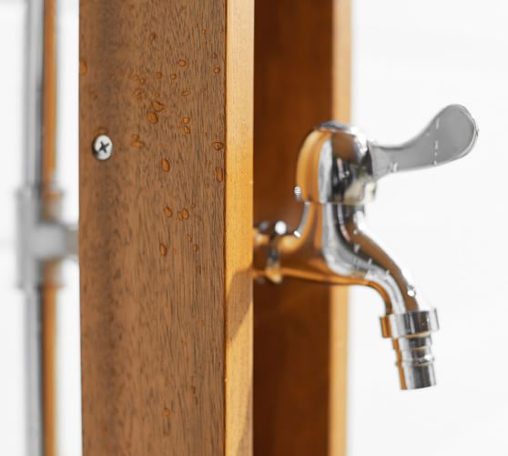 Outdoor Shower & WallMount Shower Shelf Pottery Barn