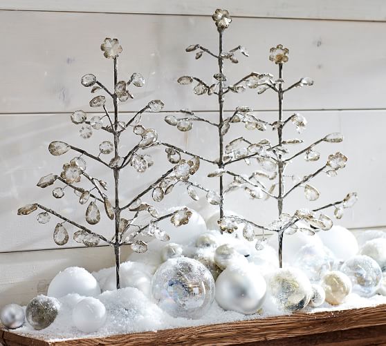 Vintage Crystal Trees Pottery Barn