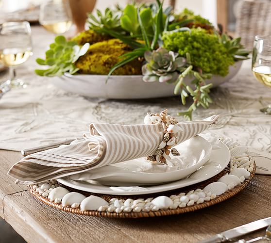 Shell Napkin Ring, Set of 4 Pottery Barn