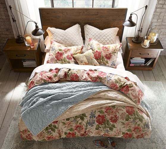 Big Daddy's Antiques Reclaimed Wood Storage Bed Pottery Barn