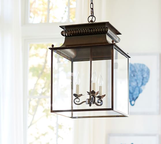 Bolton Indoor/Outdoor Lantern Pottery Barn