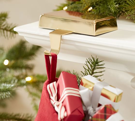 Engravable Simple Stocking Holder Pottery Barn