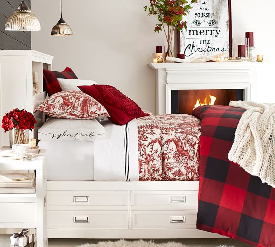 Alpine Toile Duvet Cover & Sham Pottery Barn