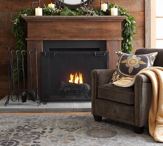 Talia Printed Rug Gray Pottery Barn