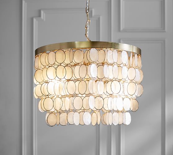 Elsie Capiz Chandelier Pottery Barn