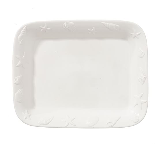 Seashore Deep Dish Serving Platter Pottery Barn