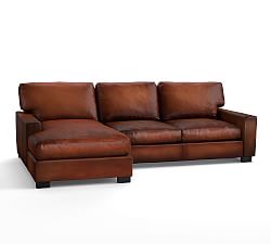 Leather Sectional Couches leather sectional sofas | pottery barn Leather Sectional Couches leather sectional sofas | pottery barn