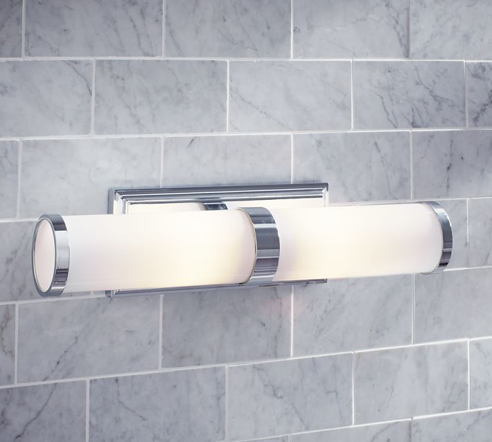 Bathroom Lights Pottery Barn hayden double tube sconce | pottery barn Bathroom Lights Pottery Barn hayden double tube sconce | pottery barn