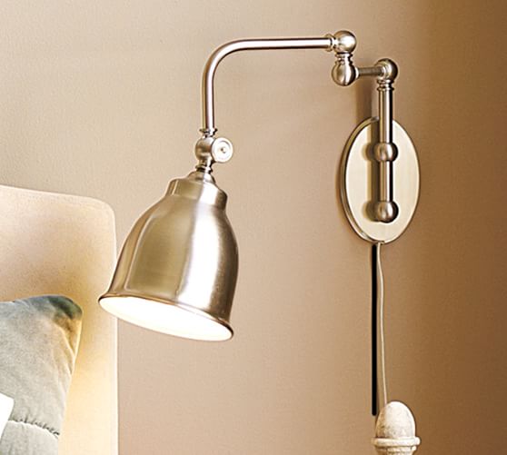 Stratford Sconce, Satin Nickel finish