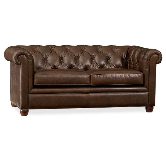 Chesterfield Leather Sofa Pottery Barn