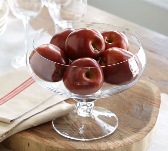 Red Apple Vase Filler, Set of 6