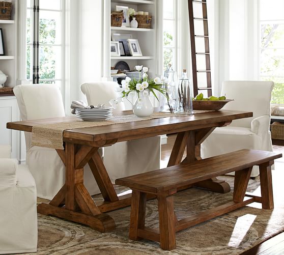 Wells Extending Rectangular Dining Table, 86 x 42\ Wells Extending Rectangular Dining Table, 86 x 42\