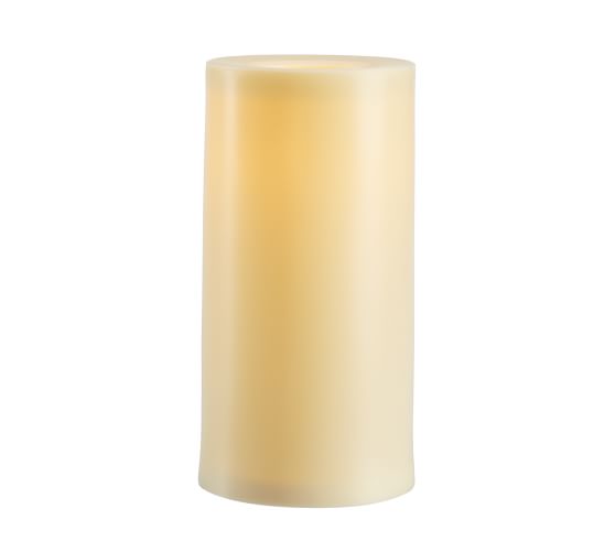 Flameless Outdoor Candle Ivory Pottery Barn