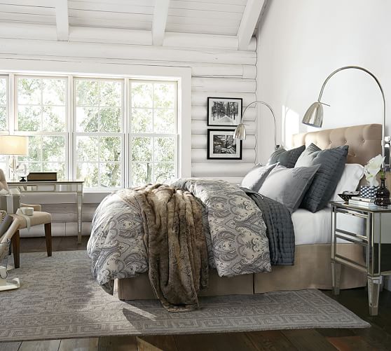 Etta Organic Duvet & Sham Pottery Barn