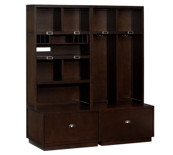 Brady 4Piece Charge & Sort Entryway System Pottery Barn