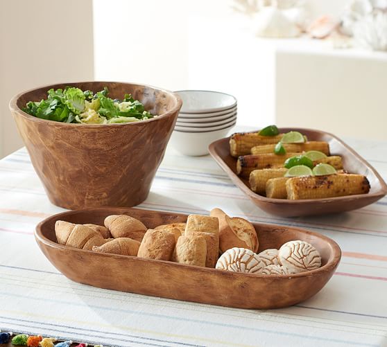 Vintage Wood Serving Platter Pottery Barn