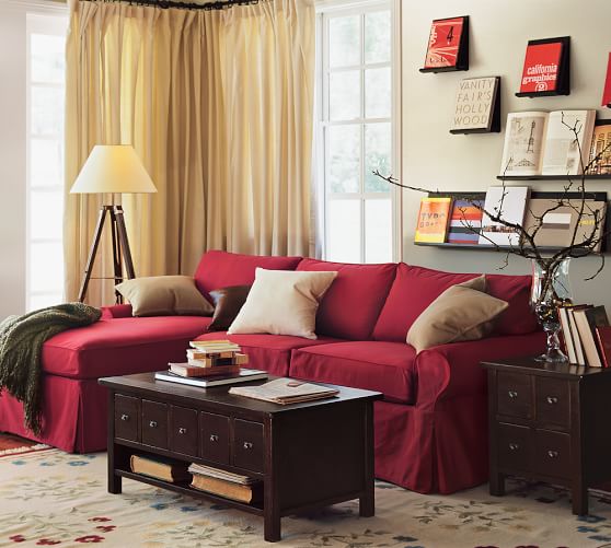PB Basic Sectional Slipcovers Pottery Barn