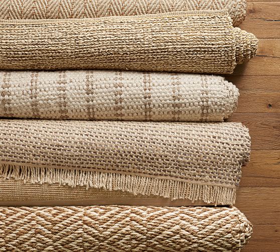 Daffin Herringbone Natural Fiber Rug Pottery Barn
