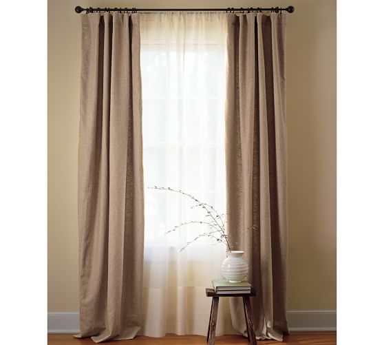 Linen Sheer Drape Pottery Barn