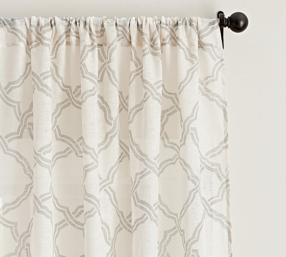 Kendra Trellis Sheer Drape