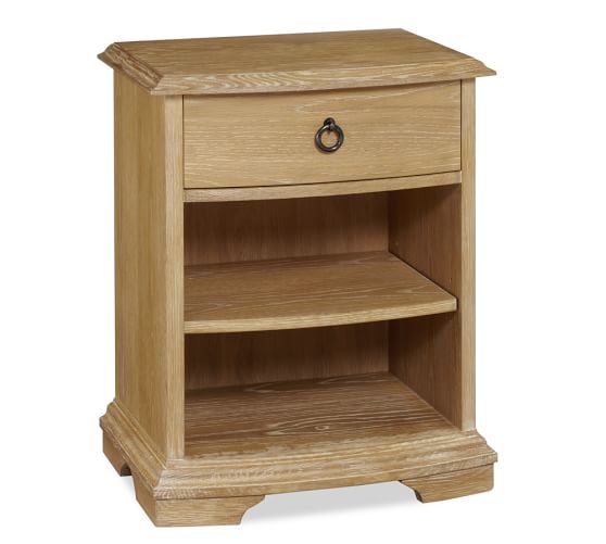 Curve Front Bedside Table Pottery Barn