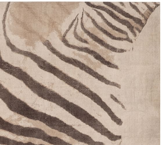 Zebra Printed Rug Pottery Barn