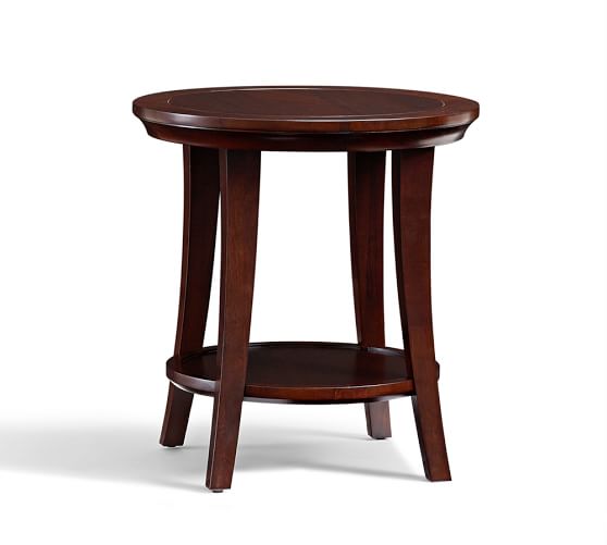 Metropolitan Round Side Table Pottery Barn