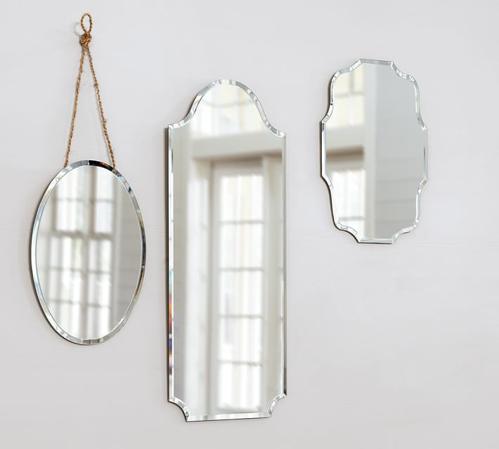 Bathroom Mirrors Pottery Barn eleanor frameless mirrors | pottery barn Bathroom Mirrors Pottery Barn eleanor frameless mirrors | pottery barn