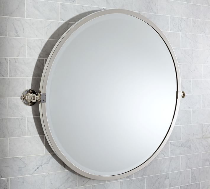 Bathroom Mirror Pivot kensington pivot round mirror | pottery barn Bathroom Mirror Pivot kensington pivot round mirror | pottery barn