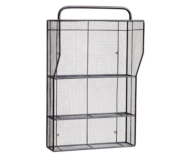 Kellan WallMount Storage Organizer Pottery Barn