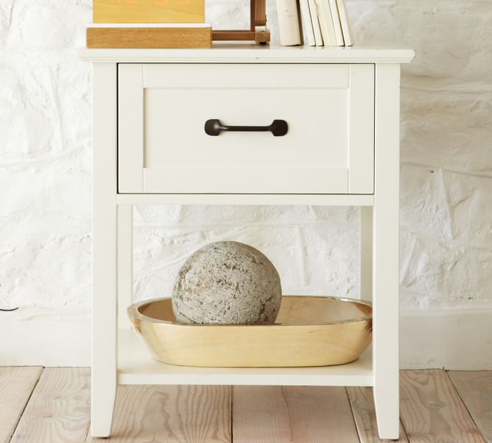 Bedside Stand stratton bedside table | pottery barn Bedside Stand stratton bedside table | pottery barn