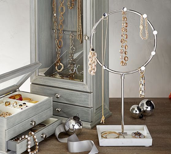 Harper Marble Jewelry Stand Pottery Barn