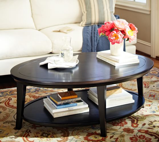 Metropolitan Oval Coffee Table Pottery Barn