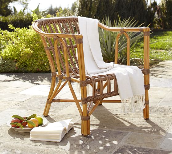 Taryn Rattan Chair | Pottery Barn