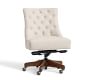 Hayes Tufted Swivel Desk Chair | Pottery Barn