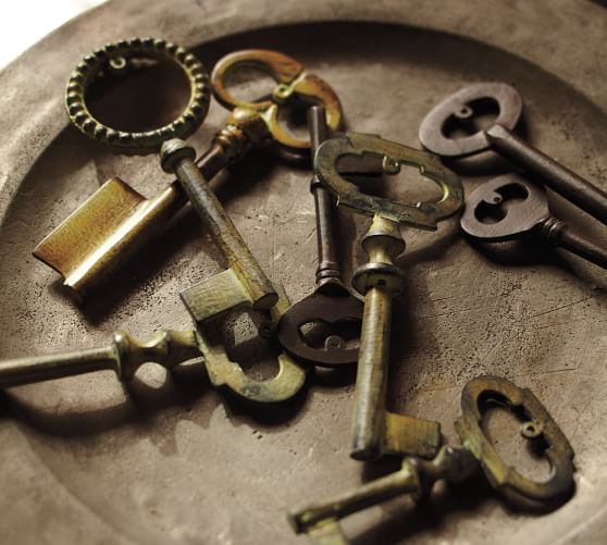 Vintage Keys, Set of 7 Pottery Barn