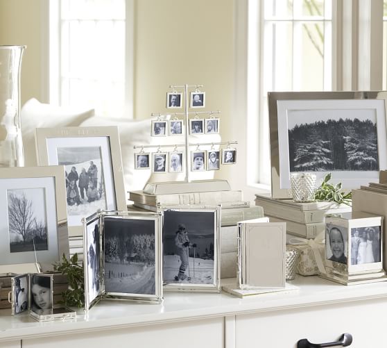SilverPlated Photo Bookend Pottery Barn