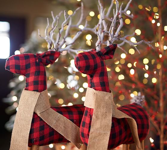 Fabric Reindeer Pottery Barn