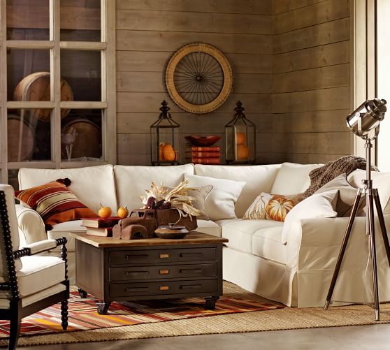 Pumpkin Embroidered Lumbar Pillow Cover Pottery Barn