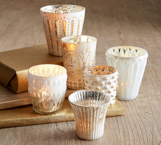 Eclectic Mercury Votives Pottery Barn