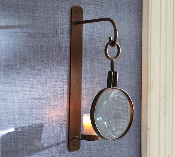 Magnifying Candle Sconce Pottery Barn
