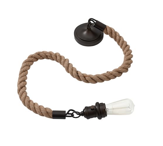 PB Classic Pendant Rope Kit Pottery Barn