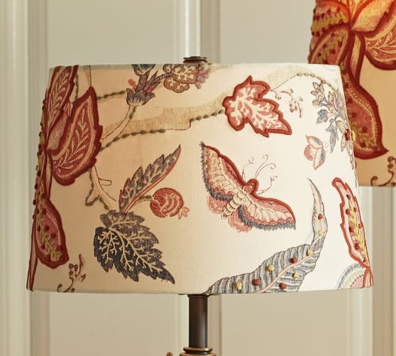 Guiliana Palampore Embroidered Tapered Drum Lamp Shade Pottery Barn