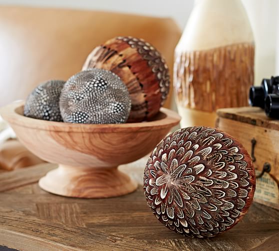 Feathered Spheres Vase Filler Pottery Barn