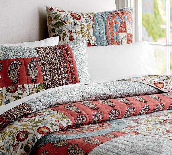 Michelle Patchwork Quilt & Sham | Pottery Barn