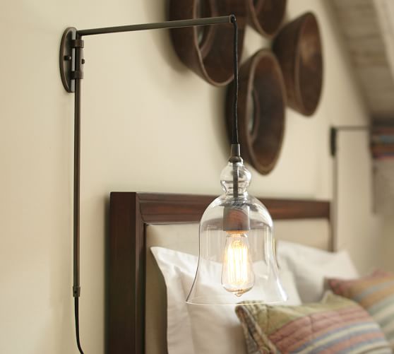 Madison Glass Pendant Sconce Pottery Barn