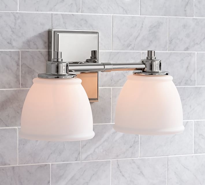Bathroom Lighting Pottery Barn hayden traditional double sconce | pottery barn Bathroom Lighting Pottery Barn hayden traditional double sconce | pottery barn