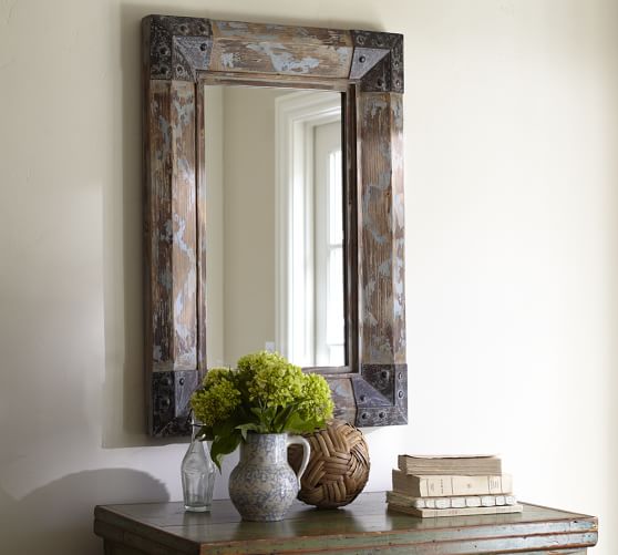 Trestle Mirror Pottery Barn